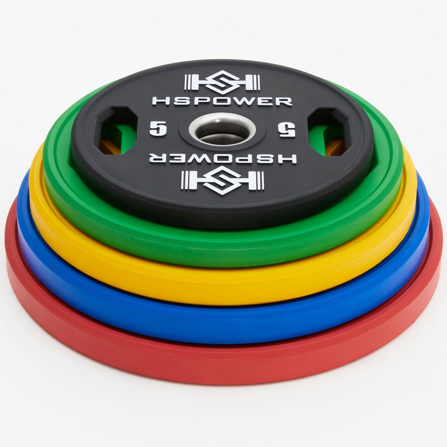 Hansu Hand-Grip Rubber Plates (150KG Set)