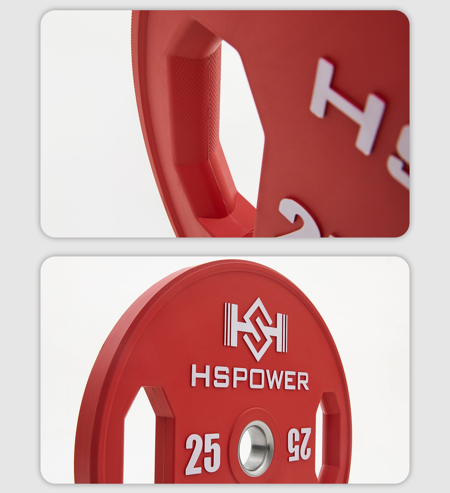 Hansu Hand-Grip Rubber Plates (150KG Set)