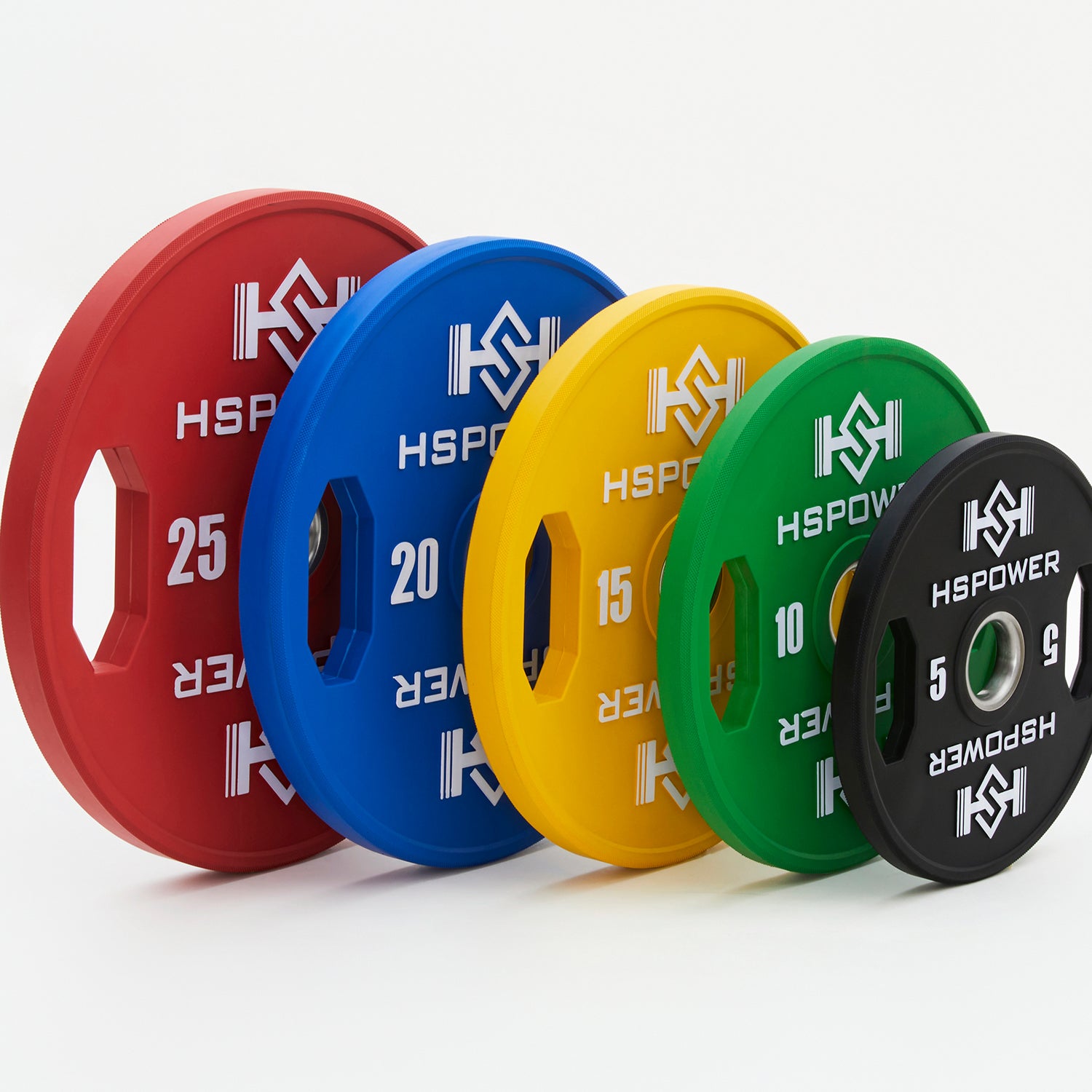 Hansu Hand-Grip Rubber Plates (150KG Set)