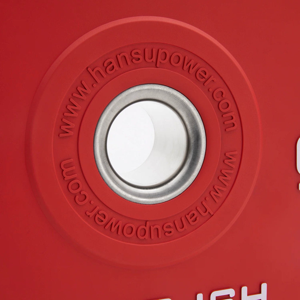 Hansu Colored Bumper Plates (150KG Set)